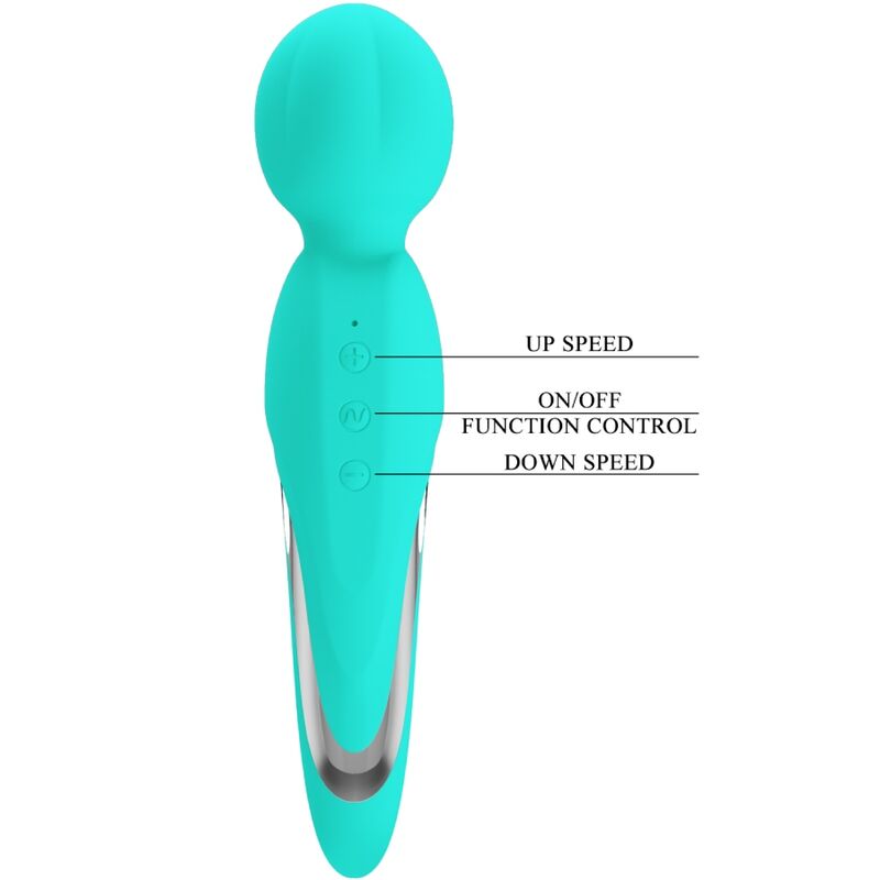 Pretty Love - Walter Vibrator Wand Aqua Green – Wand Vibrator