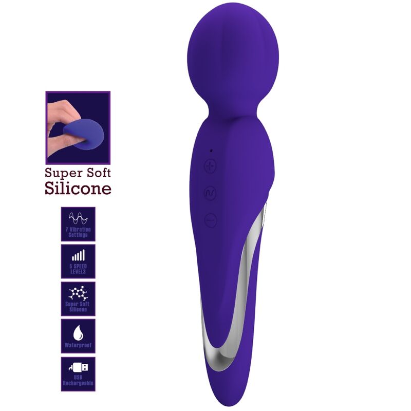 Pretty Love - Walter Vibrator Wand Purple – Wand Vibrator
