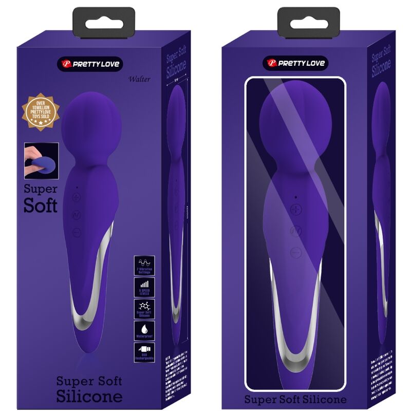 Pretty Love - Walter Vibrator Wand Purple – Wand Vibrator