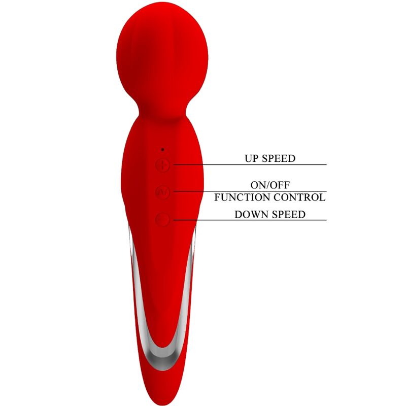 Pretty Love - Walter Vibrator Wand Red – Wand Vibrator