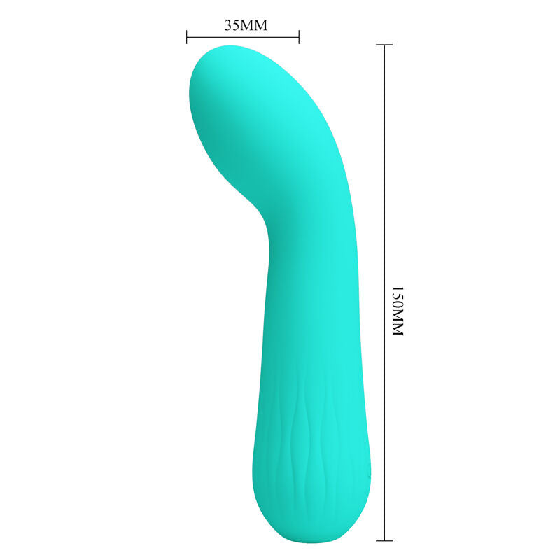 Pretty Love - Faun Rechargeable Vibrator Aqua Green – G Spot Vibrator