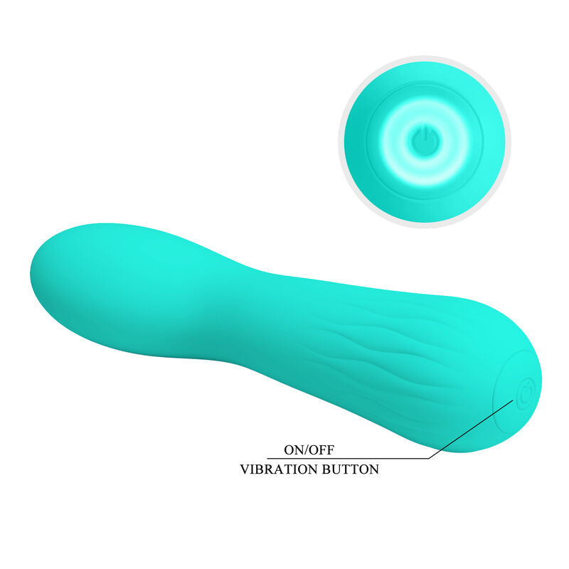 Pretty Love - Faun Rechargeable Vibrator Aqua Green – G Spot Vibrator