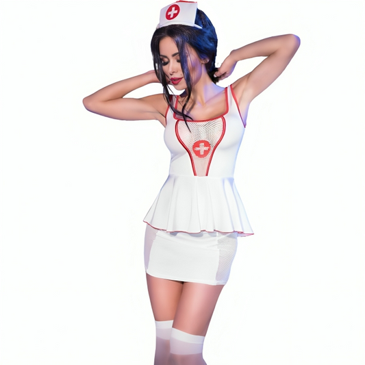 Chilirose - Cr 4160 Costume Nurse Top & Skirt L/XL – Sexy Costume
