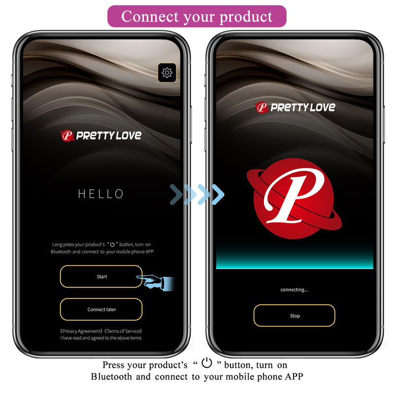 Pretty Love - Hector Electroshock Vibrator by App Control Purple – App Controlled Vibrator