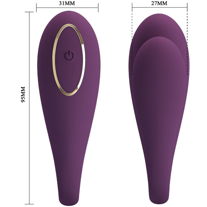 Pretty Love - August Remote Global Double Pleasure Vibrator – Vibrator for Couples