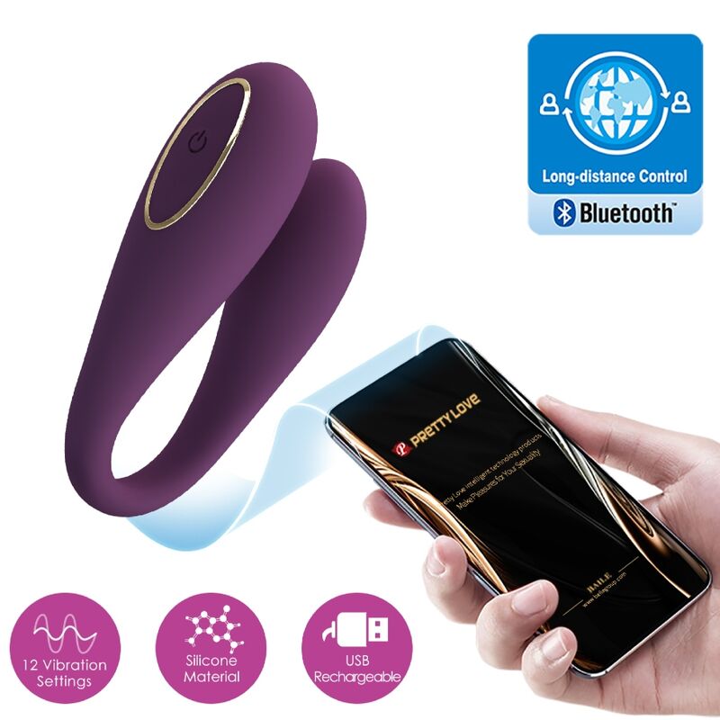 Pretty Love - August Remote Global Double Pleasure Vibrator – Vibrator for Couples