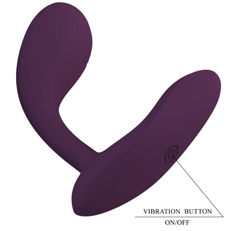 Pretty Love - Baird G-Spot 12 Vibrations Rechargeable Lila App – G Spot Vibrator