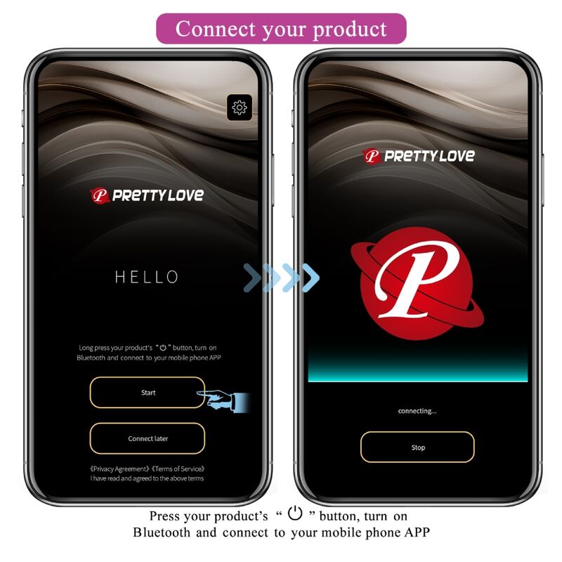 Pretty Love - Baird G-Spot 12 Vibrations Rechargeable Lila App – G Spot Vibrator