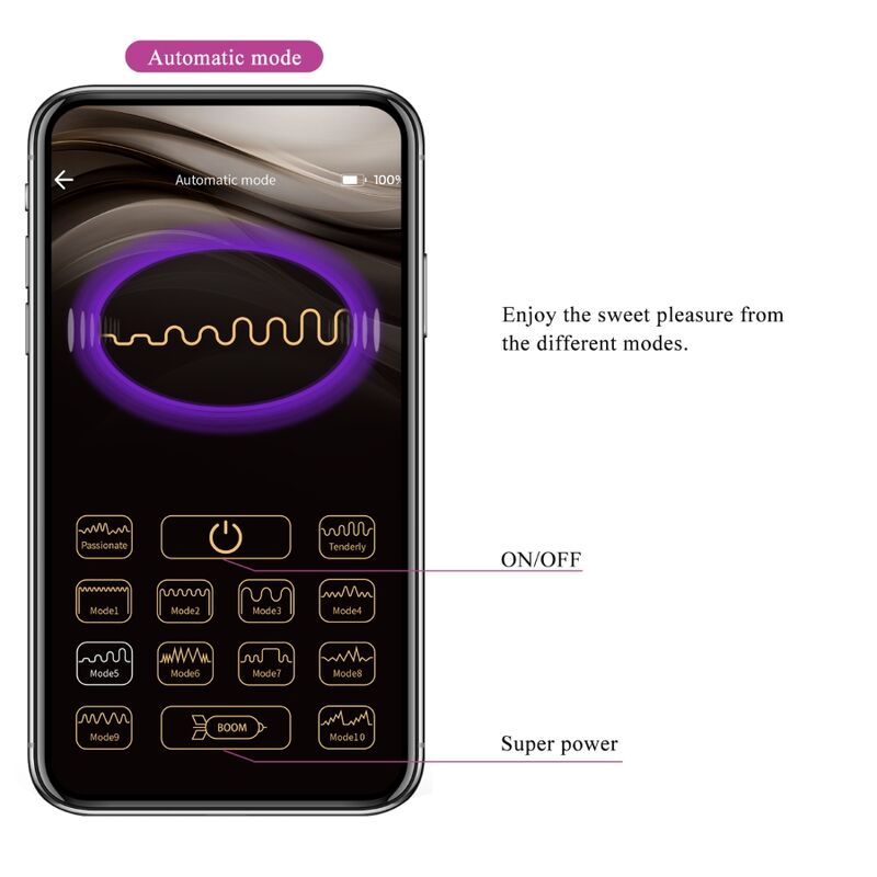 Pretty Love - Fisherman App Controlled Vibrating Egg Lila – Egg Vibrator