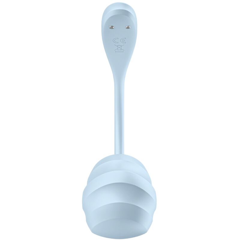 Satisfyer - Smooth Petal g-Point Stimulator Sky Blue Free App – Clitoris Stimulator