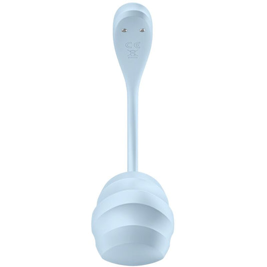 Satisfyer - Smooth Petal g-Point Stimulator Sky Blue Free App – Clitoris Stimulator