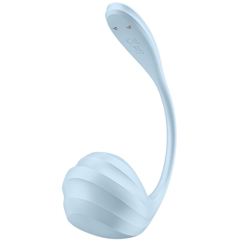 Satisfyer - Smooth Petal g-Point Stimulator Sky Blue Free App – Clitoris Stimulator