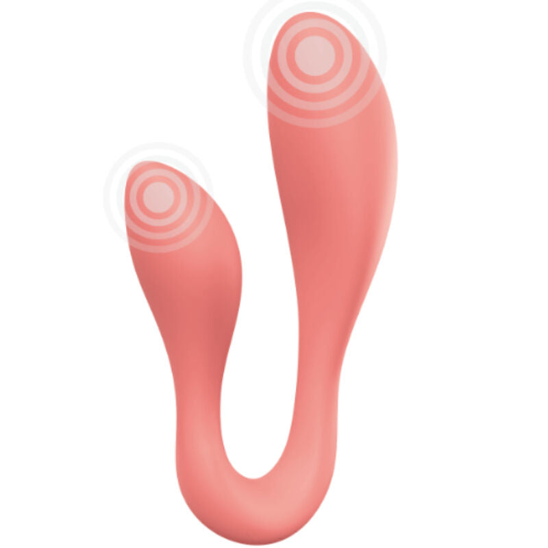 Adrien Lastic - Couple Secrets Ii Double Stimulation Pink + Free App – Water Based Lubricant