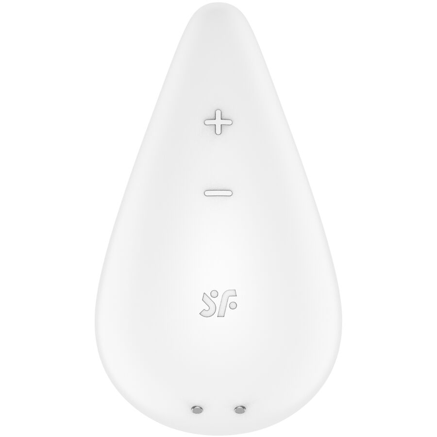 Satisfyer - Dew Drop Vibrator Lay-on White – Clitoral Vibrator