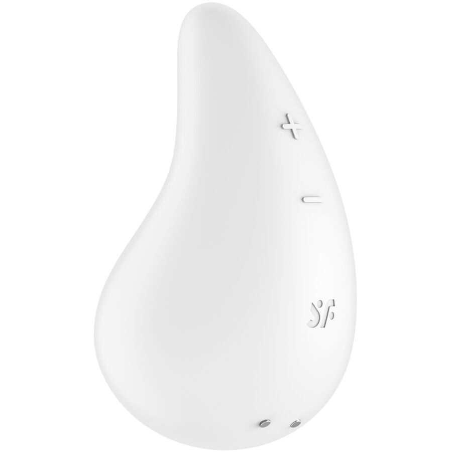 Satisfyer - Dew Drop Vibrator Lay-on White – Clitoral Vibrator