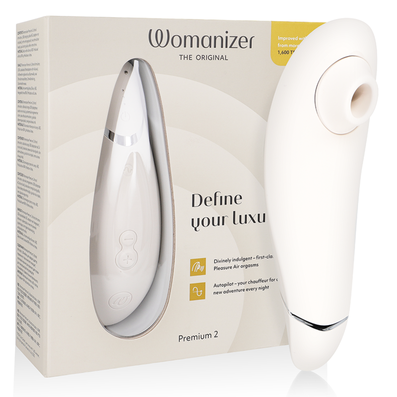 WOMANIZER - Premium 2 Clitoral Stimulator Warm Gray