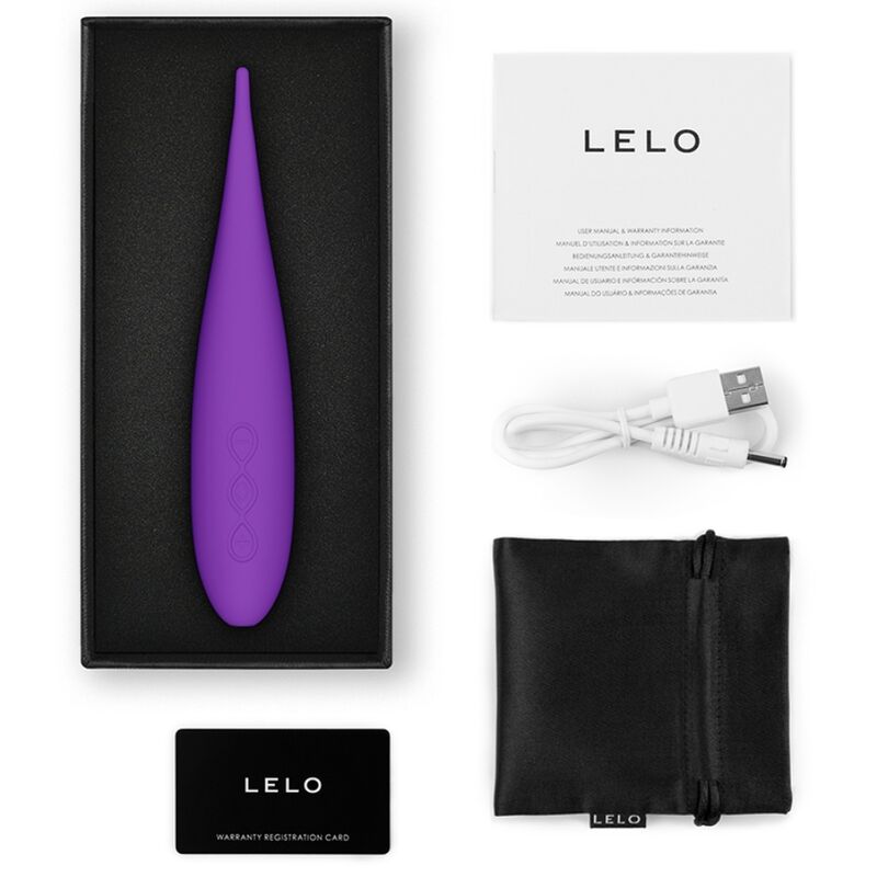 Lelo - Dot Travel Clitoris Stimulator Purple – Mini Clitoris Stimulator