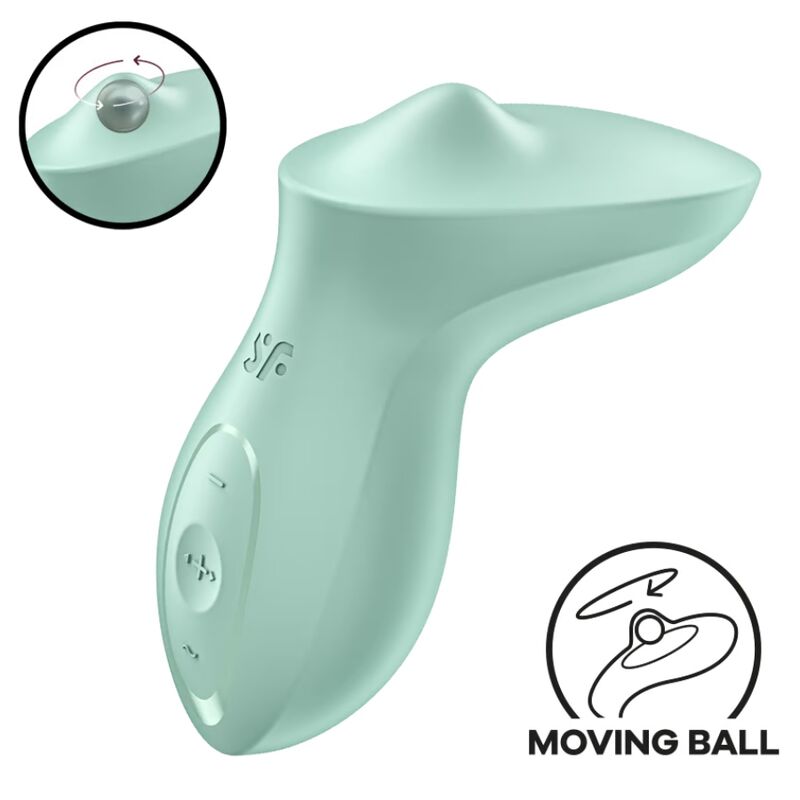 Satisfyer - Exciterrr Lay-on Clitoris Mint Vibrator – Clitoral Vibrator