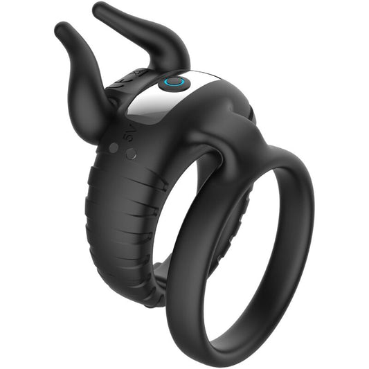 Armony - Bull'S Pasion Ring Vibrator 10 Speeds Black – Clitoral Vibrator