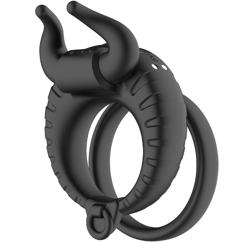 Armony - Bull'S Pasion Ring Vibrator 10 Speeds Black – Clitoral Vibrator