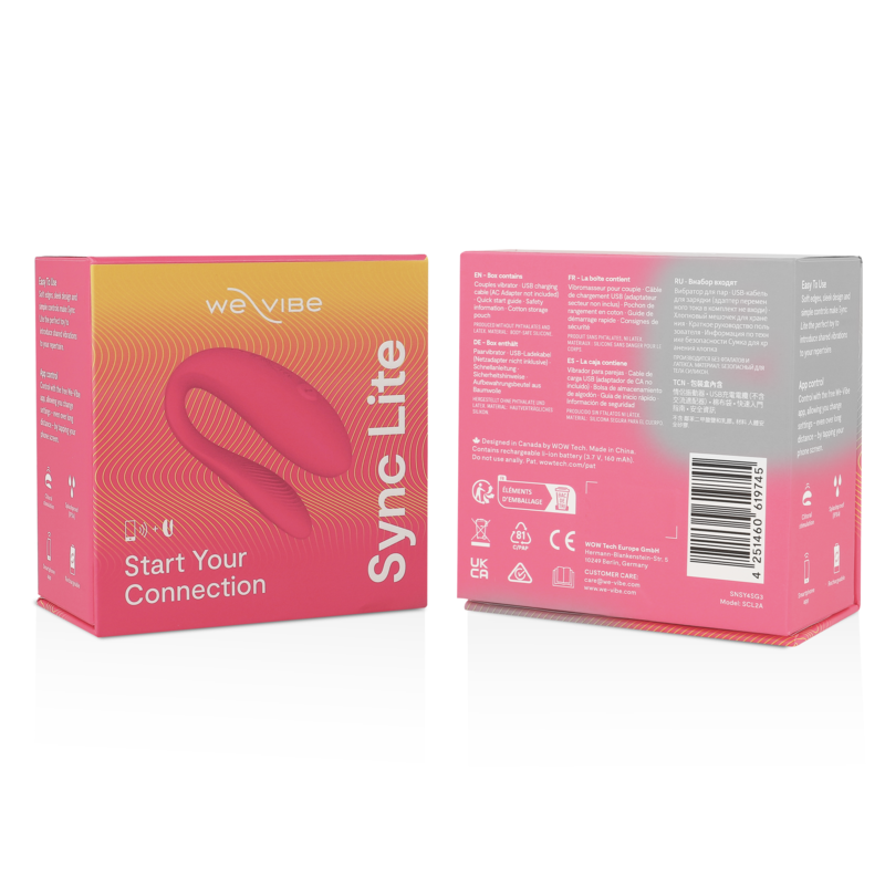 WE-VIBE - Sync Lite Clitoris Stimulator Pink