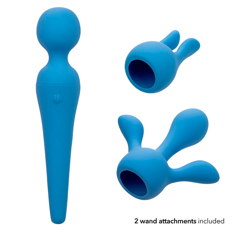 Calexotics - Couture Kit Vibrator Wand 10 Vibrations Blue – Wand Vibrator