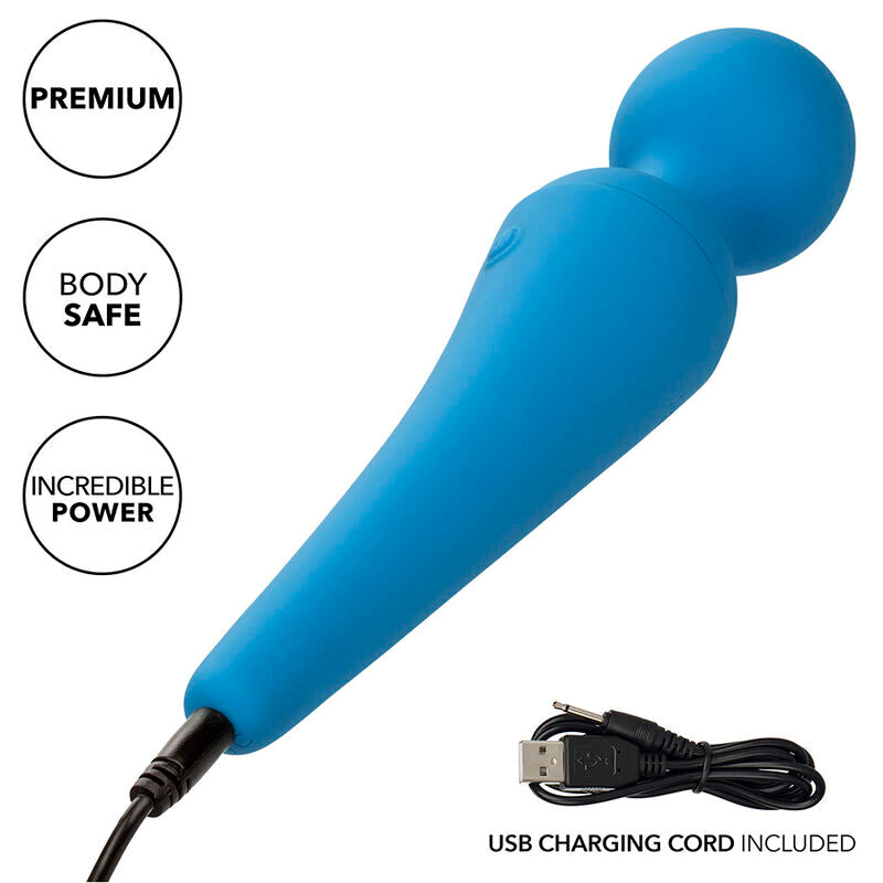 Calexotics - Couture Kit Vibrator Wand 10 Vibrations Blue – Wand Vibrator