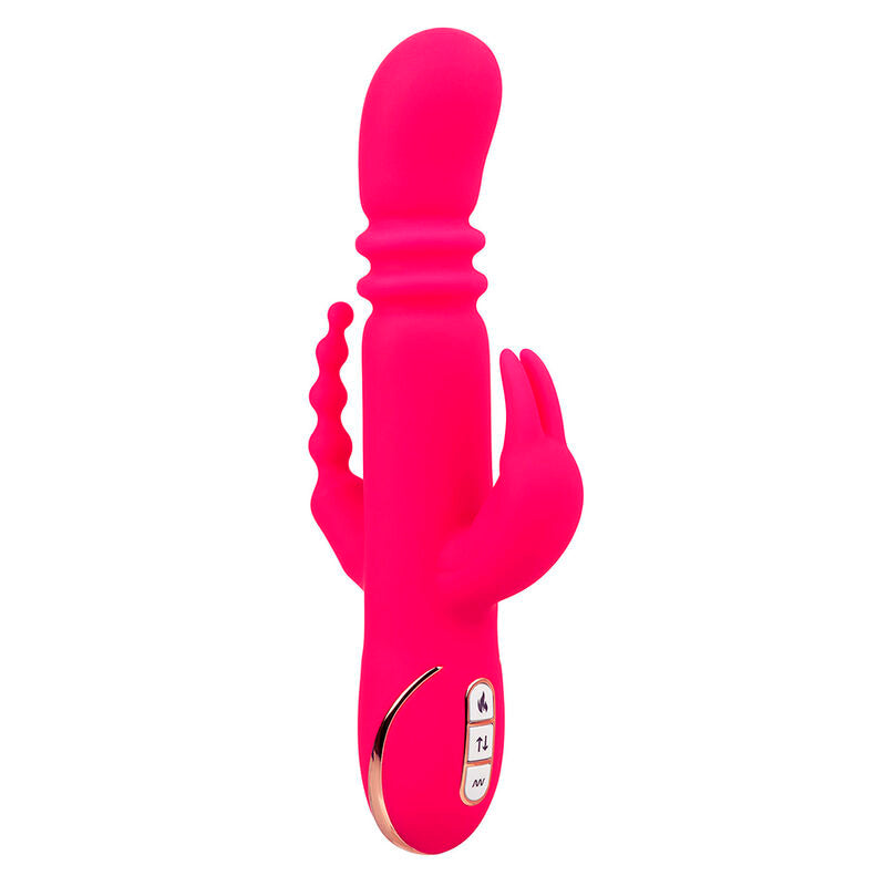 Calexotics - Jack Fantasy Triple Heated Vibrator Rabbit Pink – Rabbit Vibrator