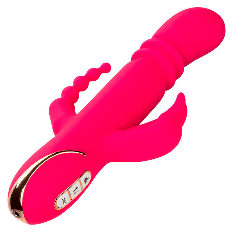 Calexotics - Jack Fantasy Triple Heated Vibrator Rabbit Pink – Rabbit Vibrator