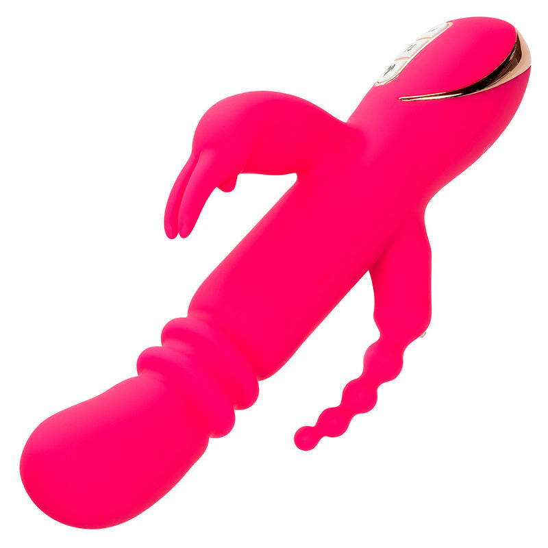 Calexotics - Jack Fantasy Triple Heated Vibrator Rabbit Pink – Rabbit Vibrator