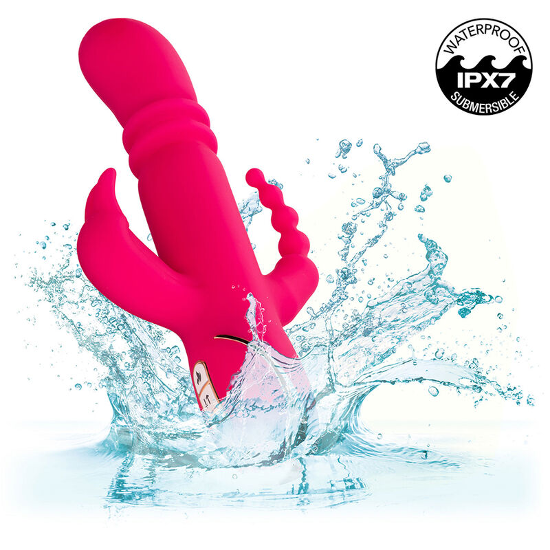 Calexotics - Jack Fantasy Triple Heated Vibrator Rabbit Pink – Rabbit Vibrator
