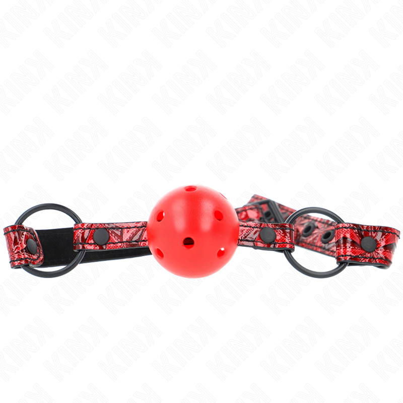 Diamond Pattern Ball Gag | Kink Black