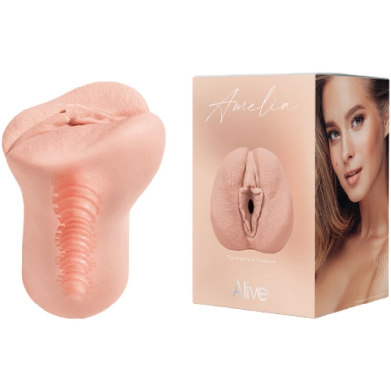 Alive - Amelia Male Masturbador Vaginal Super Realistic Flesh – Male Masturbator