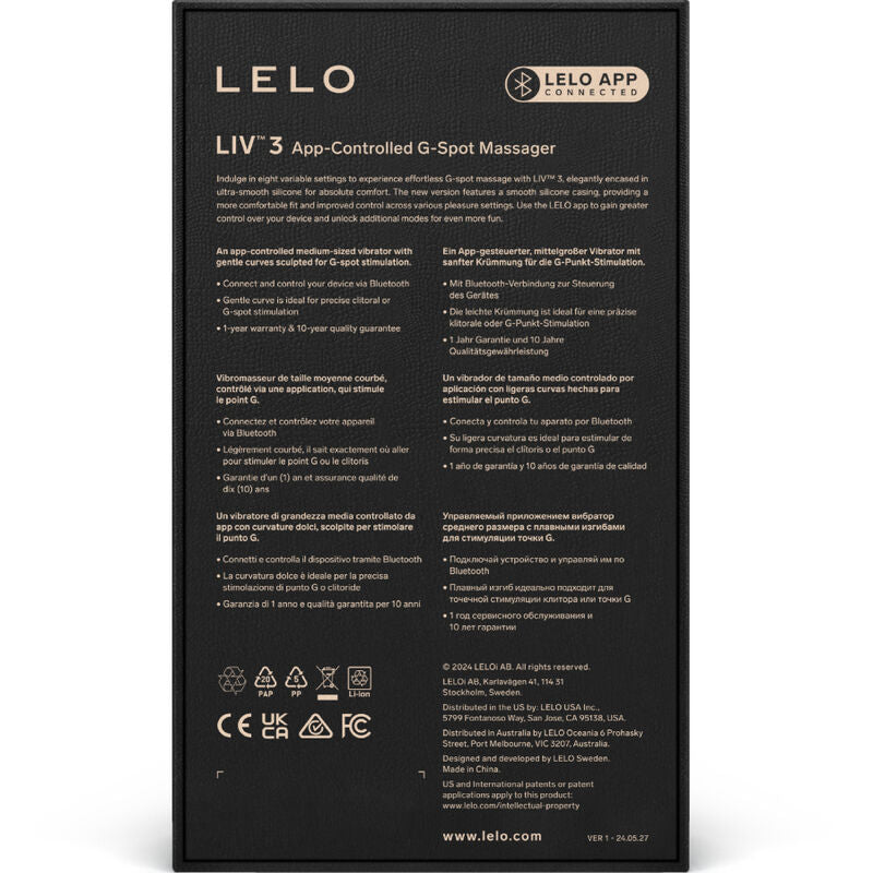 Lelo - Liv™ 3 G-Spot Stimulator Blue – G Spot Vibrator