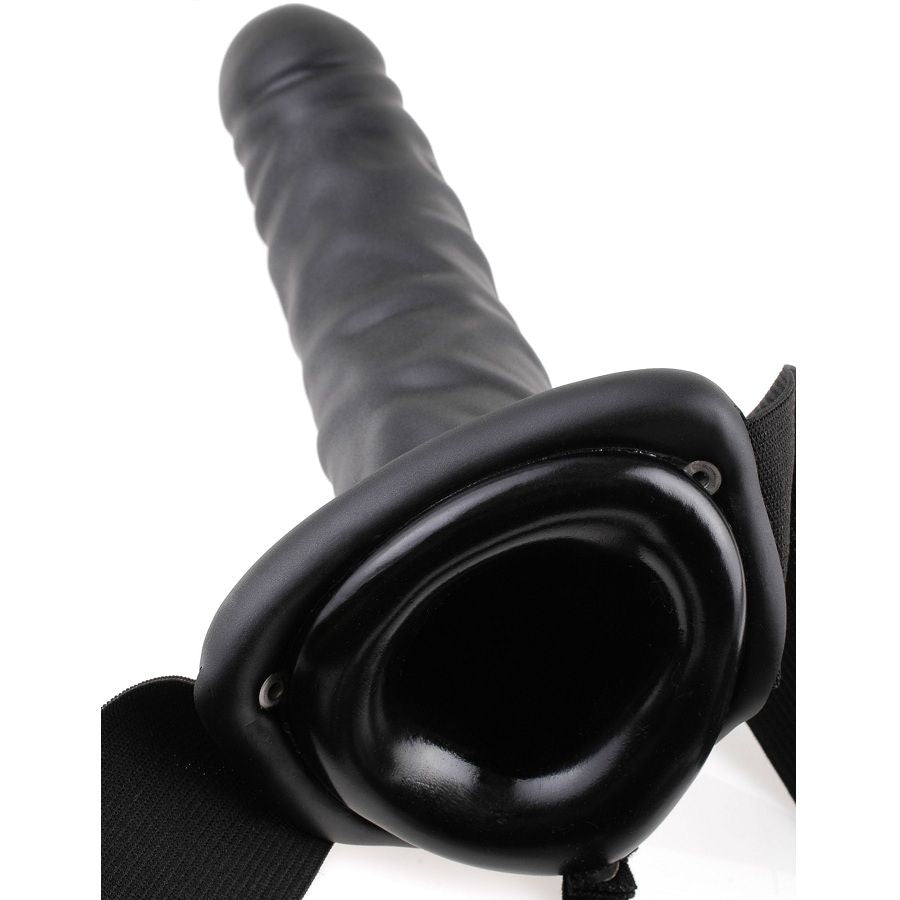 Fetish Fantasy Series - 19 cm Vibrating Hollow Strap-on