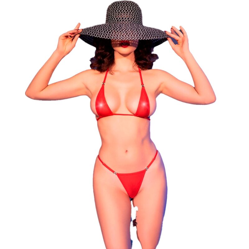 CR 4840 Micro Bikini | Chilirose — Red