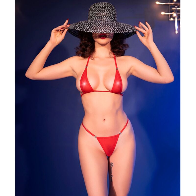 CR 4840 Micro Bikini | Chilirose — Red