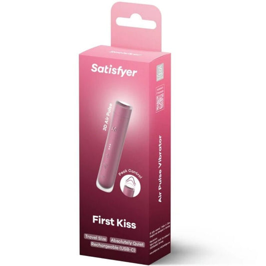 Satisfyer - First Kiss Wave Clitoris Stimulator Garnet – Clitoral Suction Toy