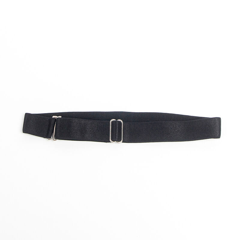 Dress with Leather Straps | Sublime — Black