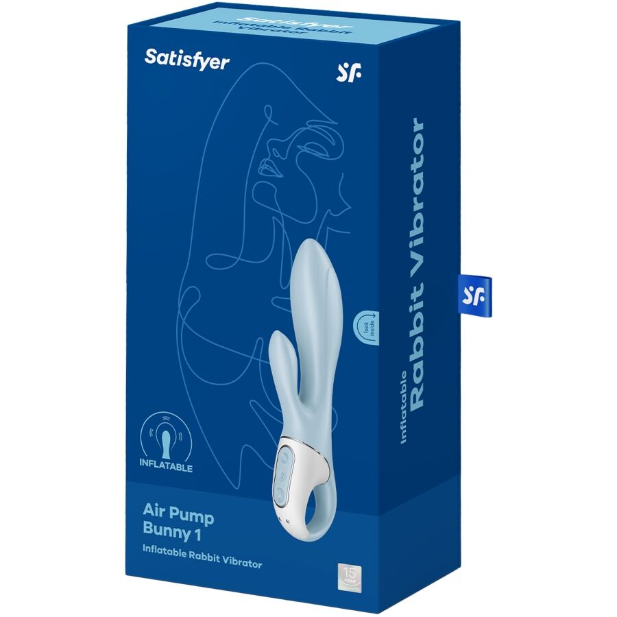 SATISFYER - Air Pump Bunny 5+ Inflatable Rabbit Vibrator