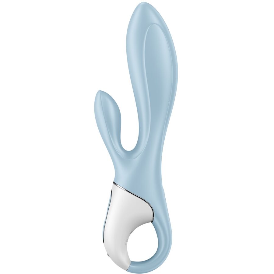 SATISFYER - Air Pump Bunny 5+ Inflatable Rabbit Vibrator Blue