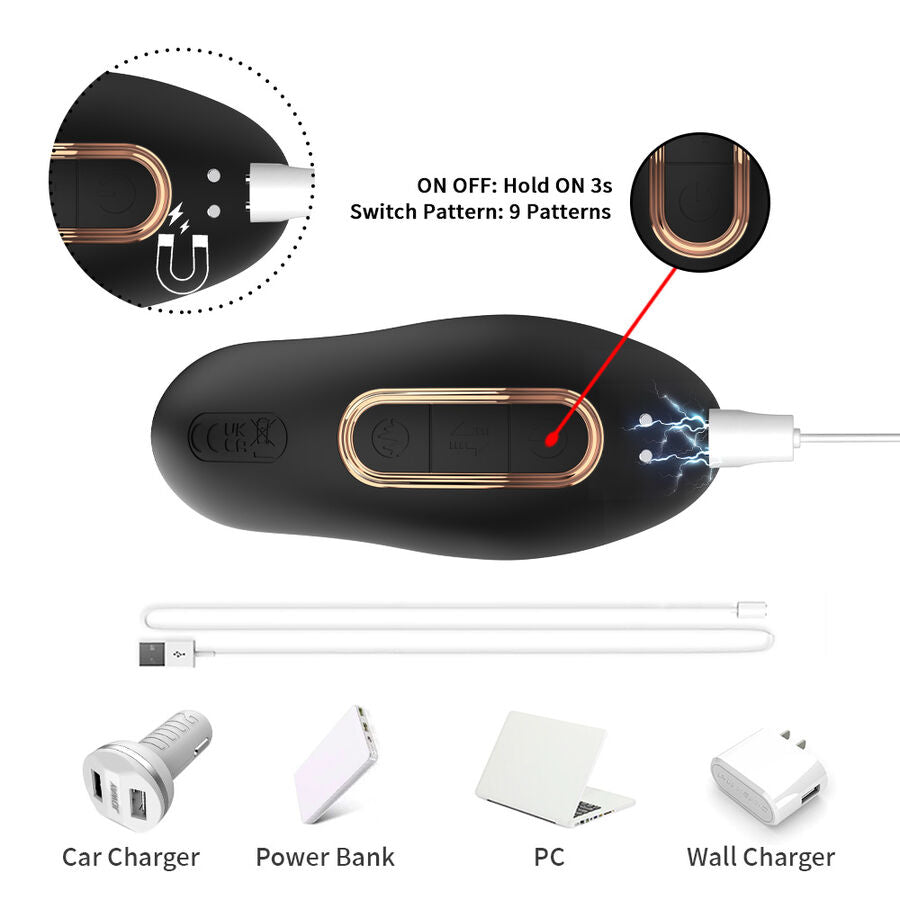 Armony - Anal Prostate Vibrator Remote Control Black – Remote Control Prostate Vibrator