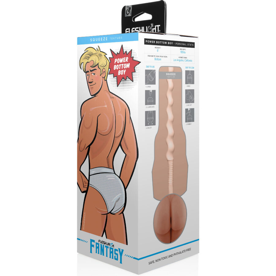 Fleshlight Fantasy - Power Bottom Boy Ano Masturbador – Male Masturbator
