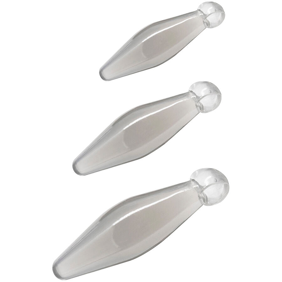 ANAL PLAY 3-PIECE TRANSPARENT FINGER RIMMER | ToyJoy — Default