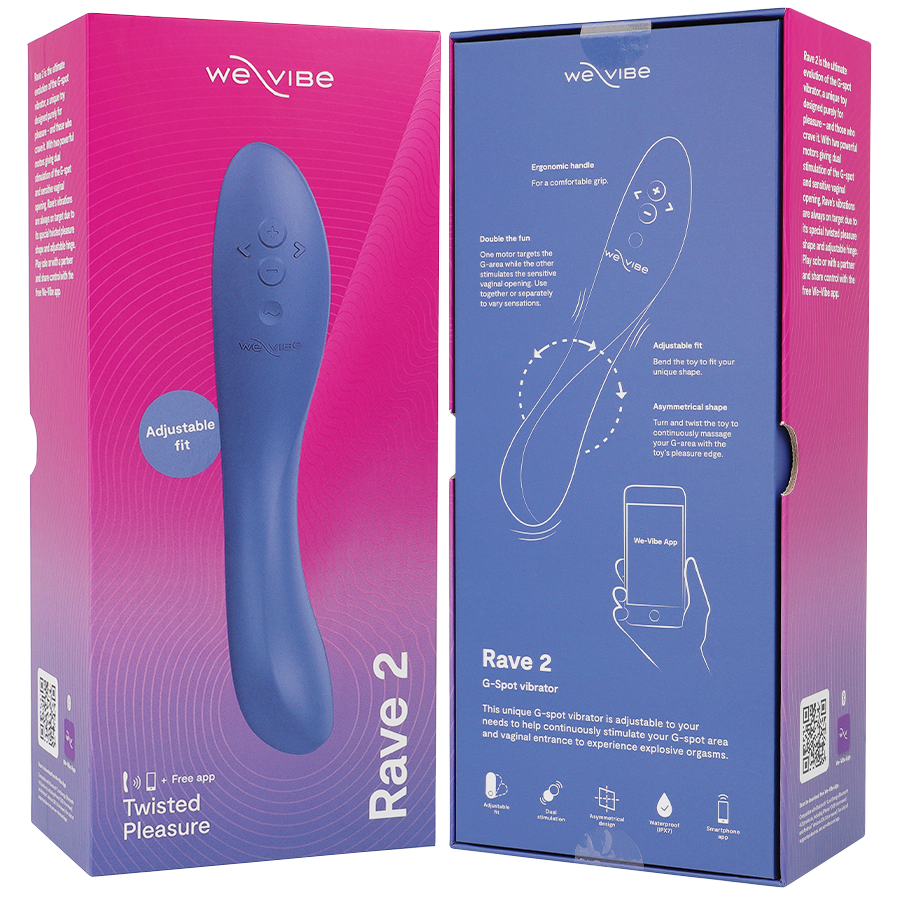 We-Vibe - Rave 2 G-Spot Vibrator Blue – G Spot Vibrator