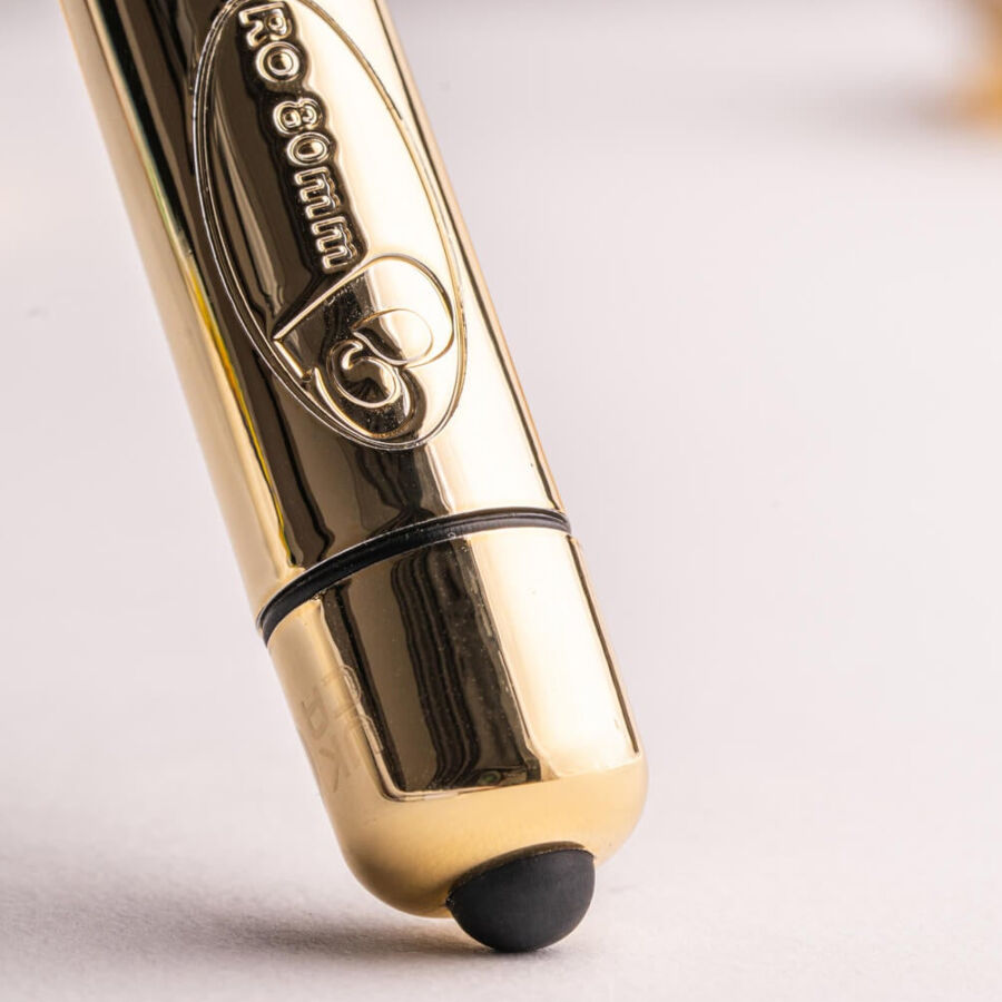 Rocks- Off - Ro-80 Champagne Golden Vibrating Bullet – Bullet Vibrator