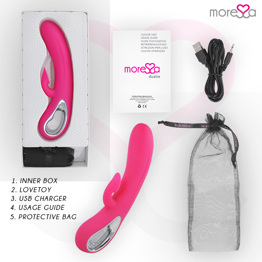 Moressa - Dustin Clitoral Suction and Powerful Vibration Premium Silicone Rechargeable – Clitoral Suction Toy