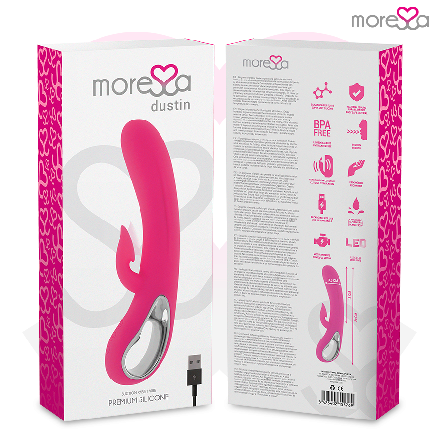 Moressa - Dustin Clitoral Suction and Powerful Vibration Premium Silicone Rechargeable – Clitoral Suction Toy