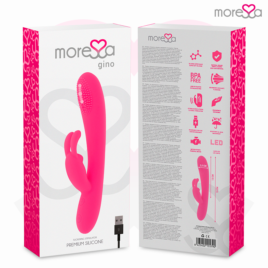 Moressa - Gino Premium Silicone Rechargeable – Vibrator