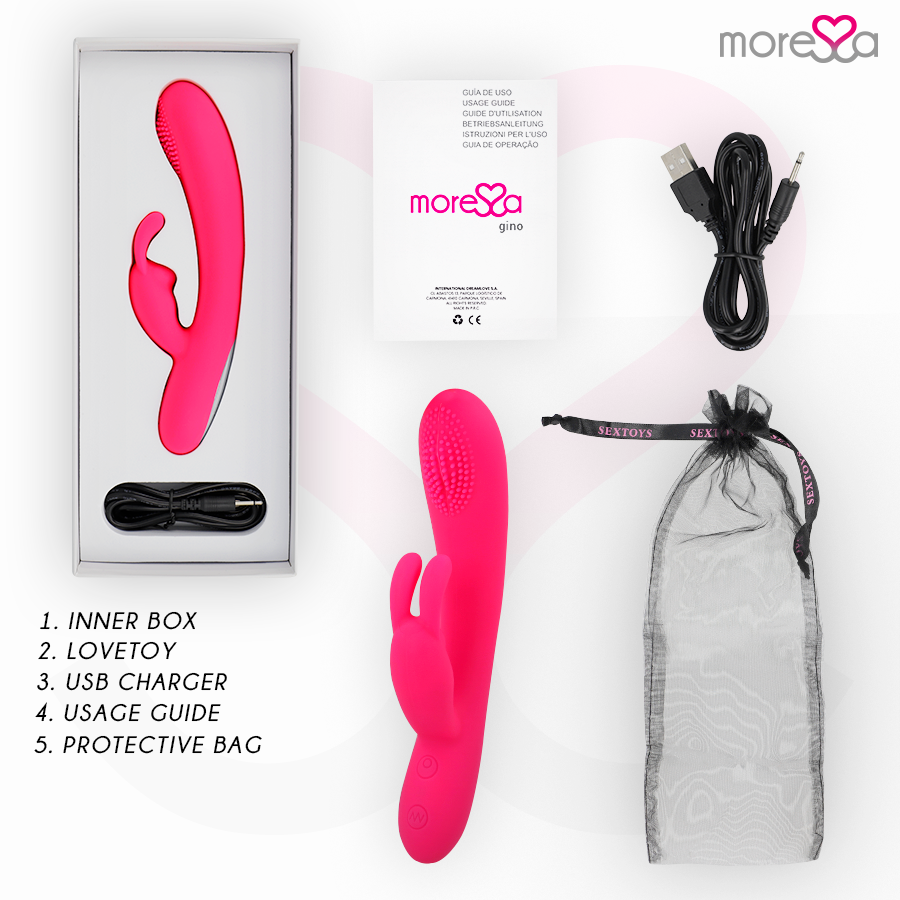 Moressa - Gino Premium Silicone Rechargeable – Vibrator